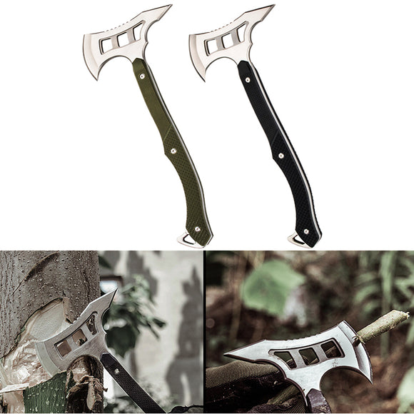 IPRee Camping EDC Survival Axe Emengency Backpacking Hammers Tool