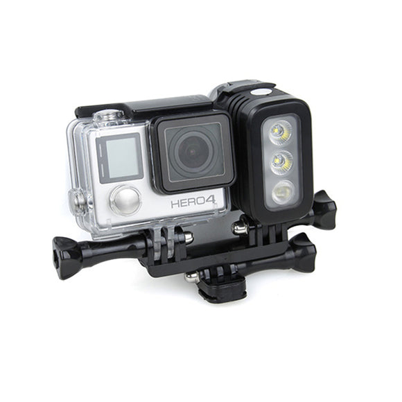 Waterproof LED Flash Fill Light Spot Lamp for Gopro Hero 4 Session SJCAM Xiaomi Yi DSLR Camera