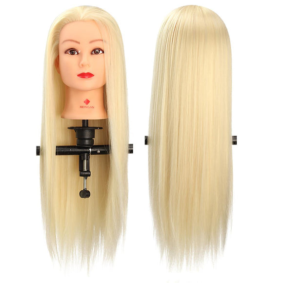 29'' Hair Salon Hairdressing Training Practice Model Mannequin Doll Head With Clamp