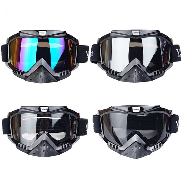 Motocross Outdoor Sporting Sun Protection Skiing Motorcycle Helmet Goggles Dust-proof
