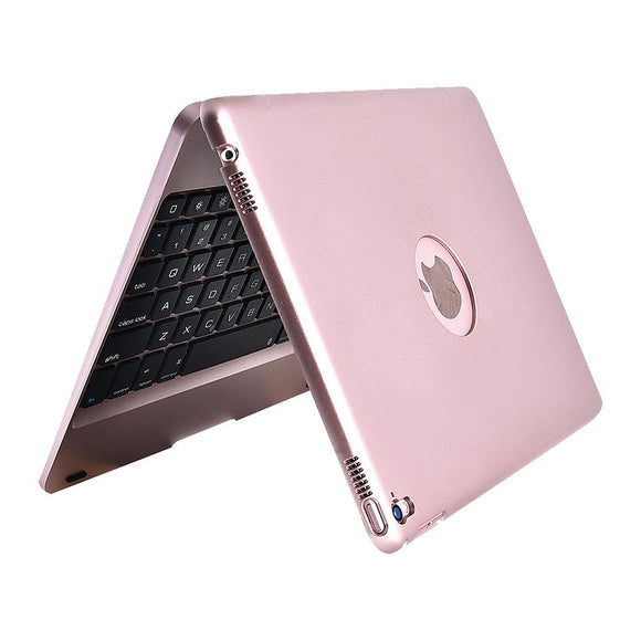 bluetooth Wireless Keyboard Foldable Stand Case For iPad 9.7 Inch 2018/iPad 9.7 Inch 2017/iPad Air/iPad Air 2/iPad Pro 9.7 Inch