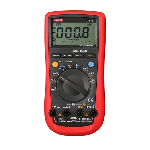 UNI-T UT61B Auto Manual Ranging Modern Digital Multimeter AC DC Meter