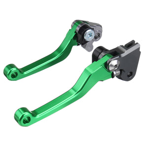 CNC Pivot Brake Clutch Levers For Kawasaki KX125 06-08 KX250 05-08 KX250F 05-12