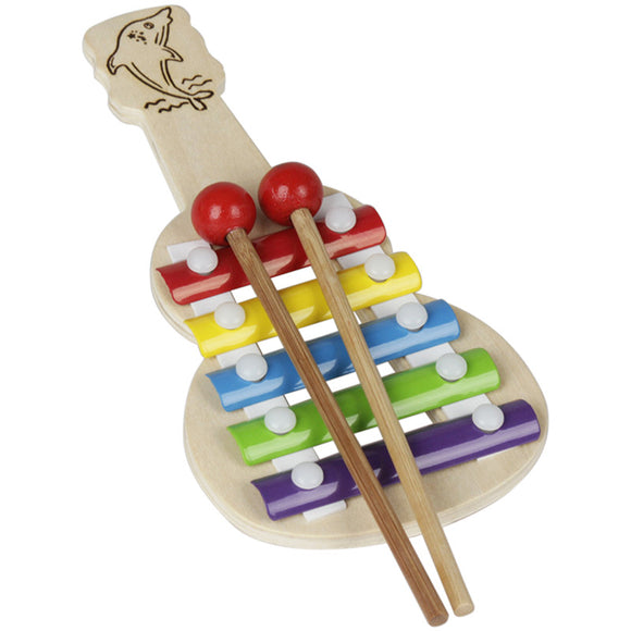 IRIN Orff Trumpet 5 Tones Aluminum Piano Random Pattern Music Instrument for Children