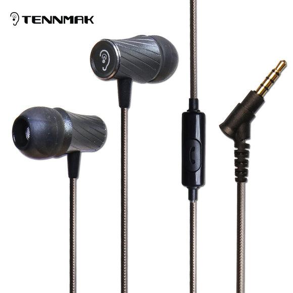 TENNMAK Banjor 3.5mm In-ear Earphone with Microphone Song Switch for Smartphone PC