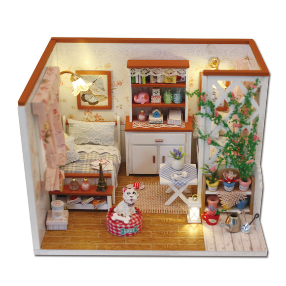 Hoomeda M024 DIY Dollhouse Miniatures Model Kit Handcrafteds Creative Gift
