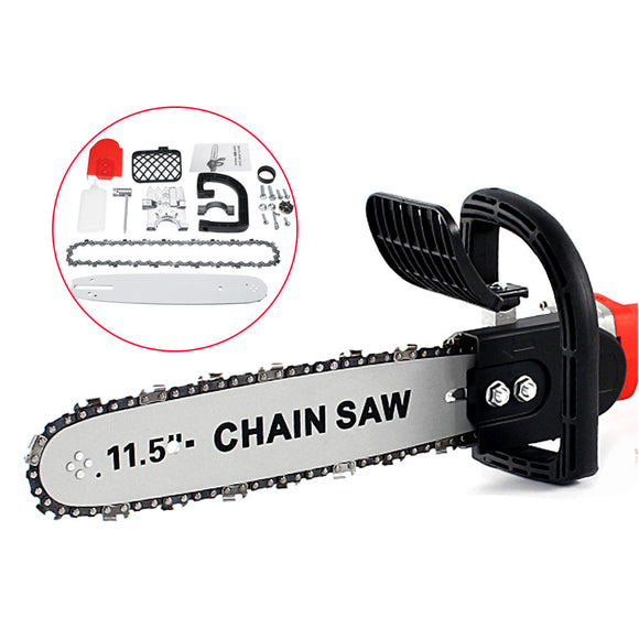 11.5 Inch Electric Chainsaw Stand Adapter Bracket Change Wood Cut Set For Angle Grinder