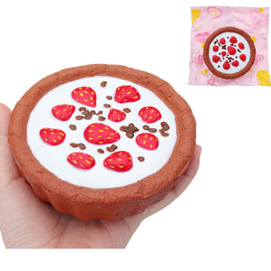 Chocolate Strawberry Cake Squishy 12*4CM Slow Rising With Packaging Collection Gift Soft Toy