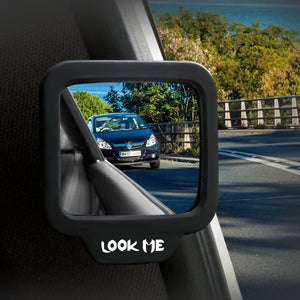 Car Second Row Seats Rear Mirror Convex Magnetic 270 Degrees Wide Angle Safe Mirror