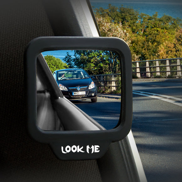 Car Second Row Seats Rear Mirror Convex Magnetic 270 Degrees Wide Angle Safe Mirror