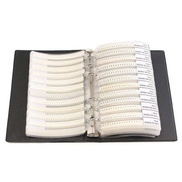 8500Pcs 0805 1% SMD SMT Chip Resistor Assortment Kit 170 Values Sample Book