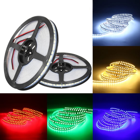 DC12V 5M SMD5054 Green Blue Red Warm White Pure White Waterproof LED Strip Light for Decor