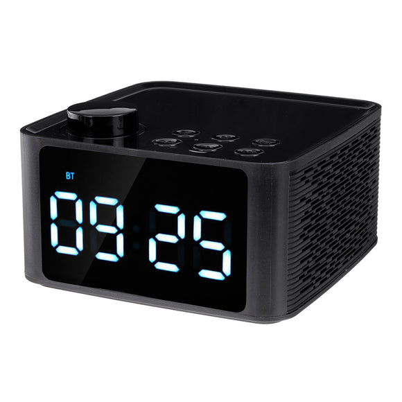 Bakeey Wireless bluetooth 5.0 Speaker LED Display Alarm Clock FM Radio TF Card Handsfree Speaker