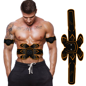 ABS Stimulator Muscle Toner EMS USB Rechargeable Muscle Trainer Gear Abdominal Body Exercise Stimulater