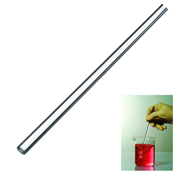 150mmx5mm Glass Stirring Rod for Lab Use Stir Stiring Stirrer Clear Laboratory