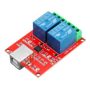 Free Drive UBS Control Switch 2 Way 5V Relay Module Computer Control Switch PC Intelligent Control