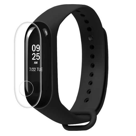 2Pcs High Definition Watch Screen Protector Scratch Proof Waterproof Protector for Xiaomi Miband 3