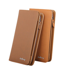 Practical Wallet Bag 13 Card Slots Card Holder PU Leather Big Capacity Phone Bag
