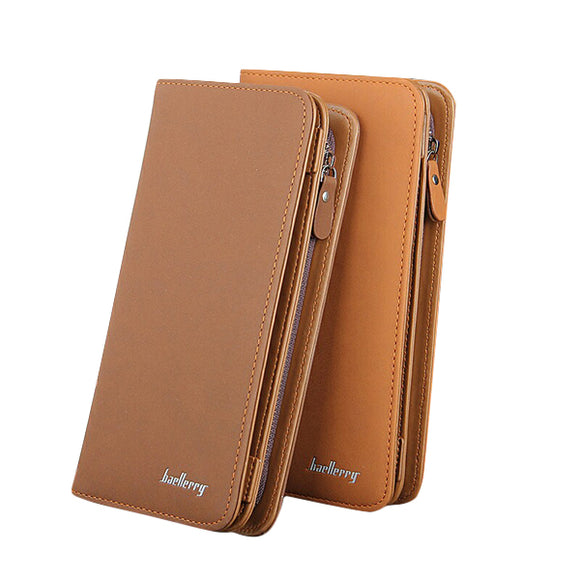 Practical Wallet Bag 13 Card Slots Card Holder PU Leather Big Capacity Phone Bag