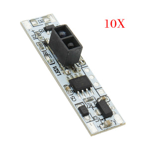 10pcs XK-GK-4010A DC 12V Non-contact Barrier Reflective Short Distance Sweep Sensor Switch