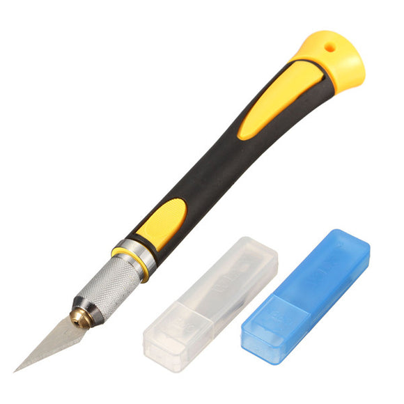 WLXY 160c24mm Stainless Steel Carving Knife Chisel With Replaceable Blades