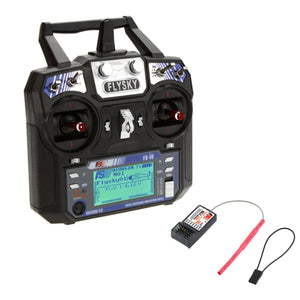FlySky FS-i6 2.4G 6CH AFHDS Remote Control Transmitter With FS-R6B Receiver For RC FPV Drone - Mode 1