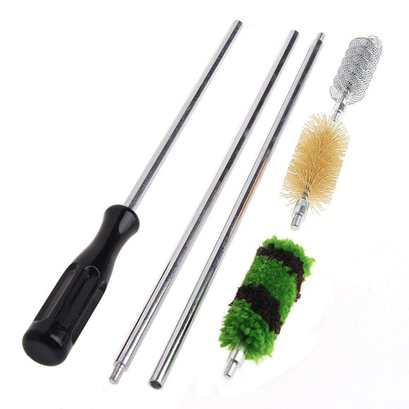 Kaload G104 6Pcs/Set Aluminum Rod Cleaning Brush Kit For 12 GA Gauge Gun Hunting Tactical Shotgun