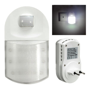 Infrared LED Sensor Night Light EU Plug In Safety Save Energy Lamp 220V
