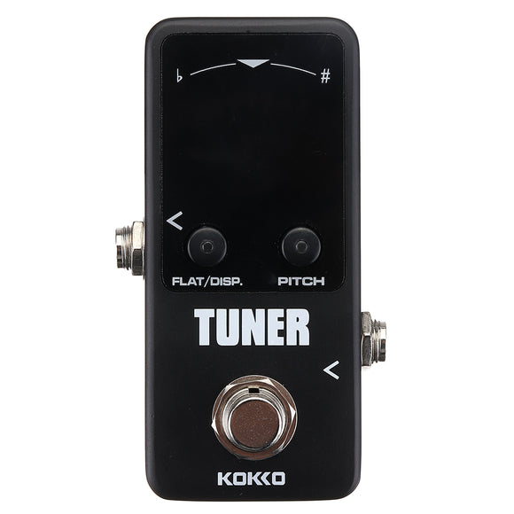 KOKKO TUNER Guitar Effects Pedal True Bypass with LED Indicator