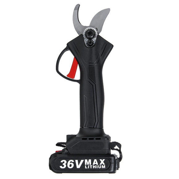 1/2 Battery 36V 30mm Cordless Electric Pruning Shears Secateurs Branch Cutter