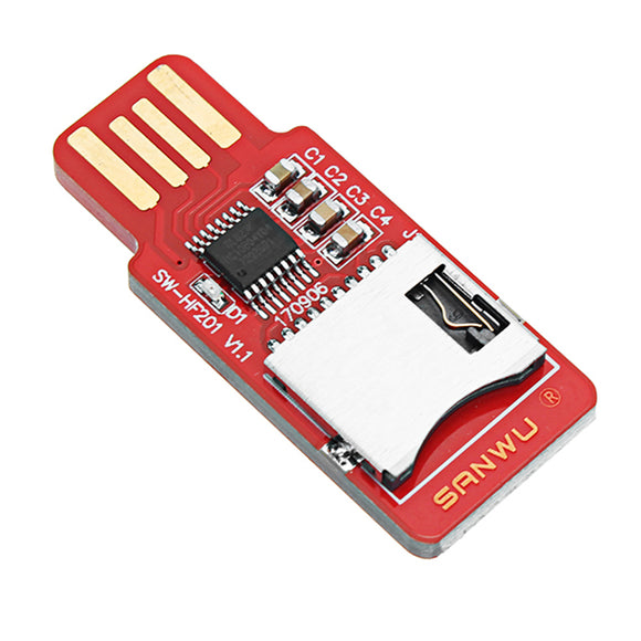 10pcs SANWU HF201 Readable And Writeable TF Card Reader Micro SD Card Mobile Phone Module