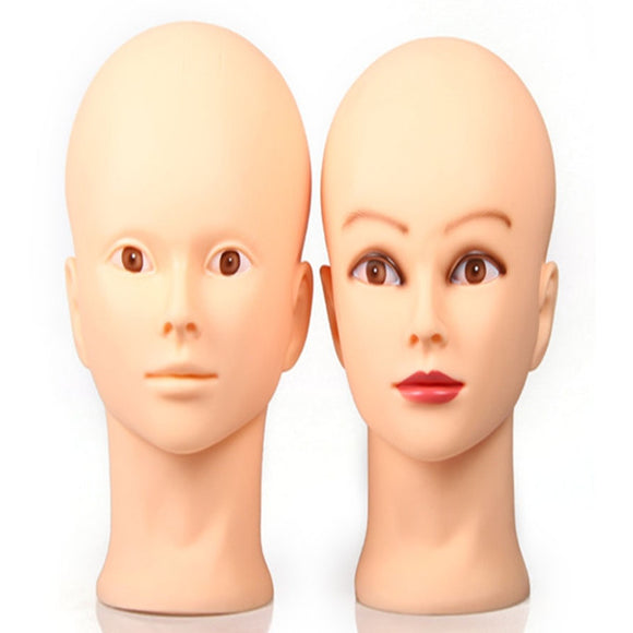 Mannequin Training Head Makeup Face Practice Hat Glasses Display Model