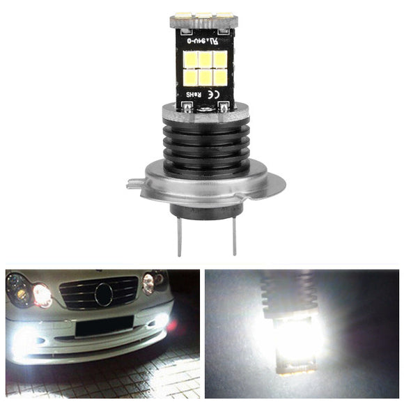 15W 800Lm  H7 2835 15SMD 12V LED Car Fog Light White