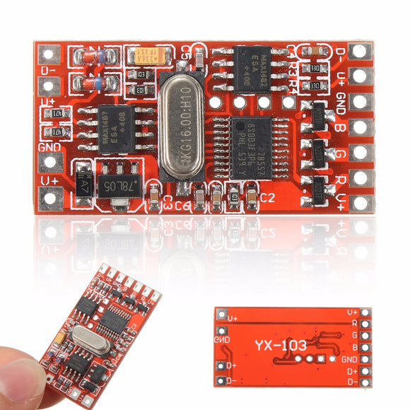 72W 3 Channel DMX512 Encoder Decoder Board Codering Module for RGB LED Stage Light