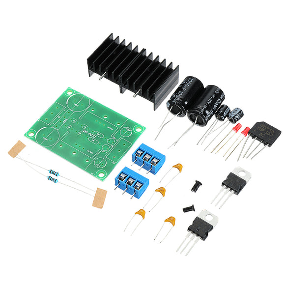 9V Power Amplifier Dual Power Supply Rectifier Filter Power Board 78XX79XX Adjustable Rectifier Filter Power Supply Board Kit QW-021D Full Set of Parts