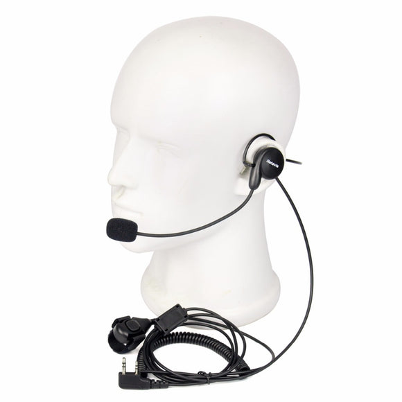 Retevis 2 Pin Earpiece H-777 RT-5R Mic Finger PTT Headset for Kenwood BAOFENG UV-5R BF-888s