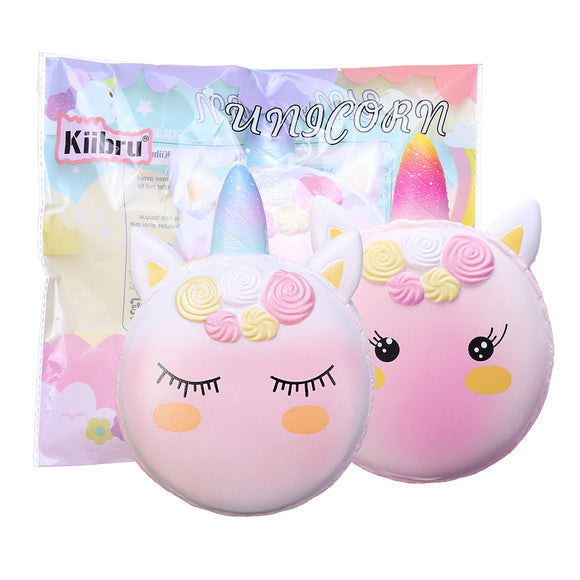 Kiibru Squishy 14.5CM Unicorn Macaron Slow Rising  Soft Squeeze Toys