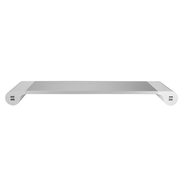 Aluminium Alloy Base Holder Smart 4 USB Port Charger Stand for Macbook Desktop Laptop