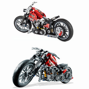 Decool 3354 Exploiture Speed Racing Motorcycle Building Blocks Toys Model 374pcs Bricks