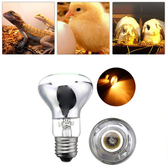 25/50/75/100W R63 Daylight Neo Emitter Heater Pet Animal Reptile Brooder Heat Light Lamp