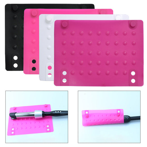 Silicone Heat Resistant Mat Anti-heat Mats for Hair  Straightener Curling Iron