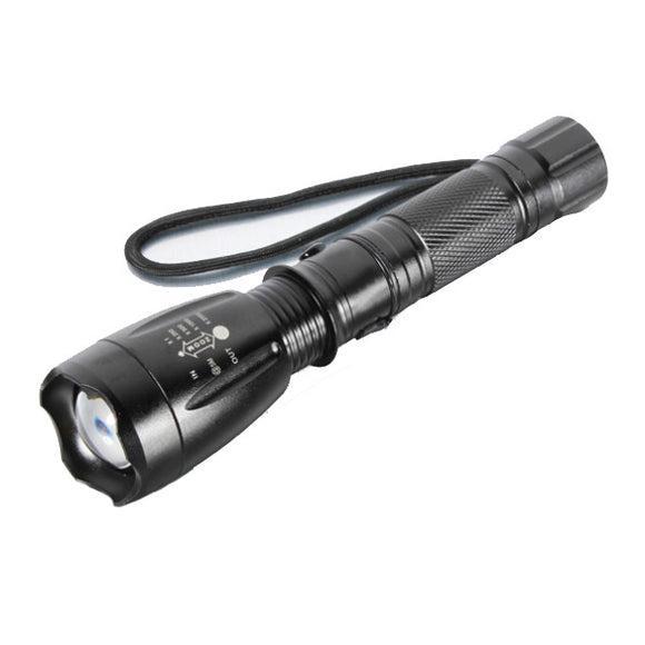 MECO  T6 5 Modes 2000LM Zoomable LED Flashlight 18650/AAA