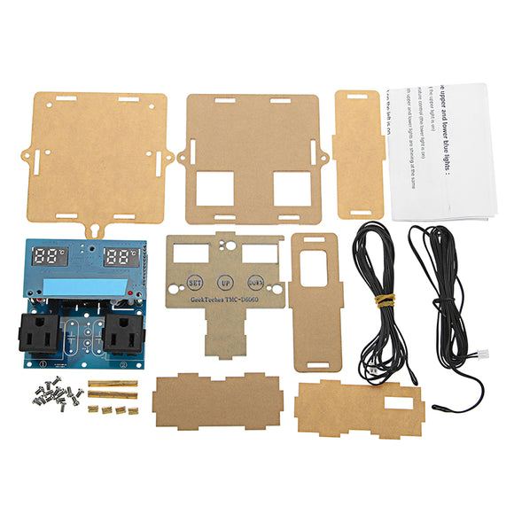 Digital Thermistor Temperature Sensor Mini Thermostat TMC-D6060 Dual Touch Module Kit