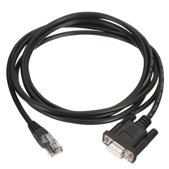 2.5M Black Programming Cable PLC Adapter Serial Port 9 Pins Female Dsub Download