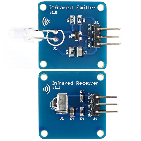 Mini 38KHz IR Infrared Transmitter Module + IR Infrared Receiver Sensor Module For Arduino RPI STM32