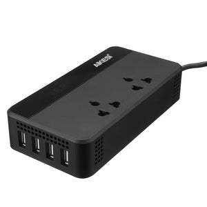 120W/200W Power Inverter Charger AC 12V/24V To DC 110V/220V AC Converter LED 4 USB