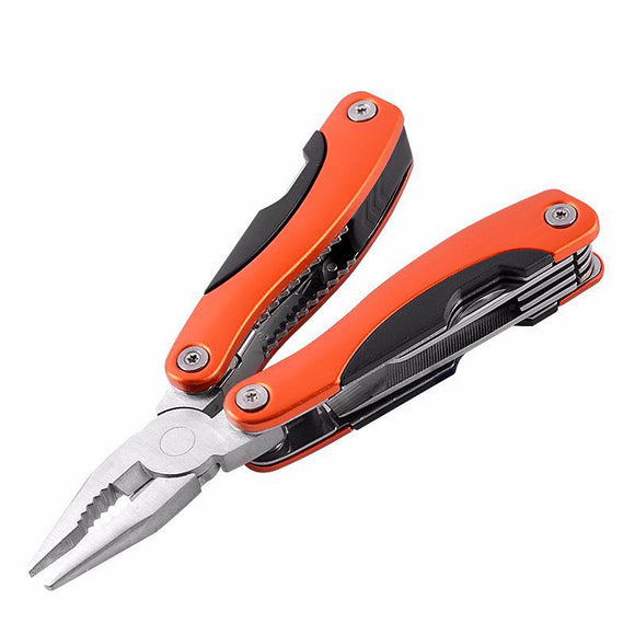 IPRee 100mm High-carbon Steel Multi-function Folding Knife Portable Tool Pliers Survival Tools Kit