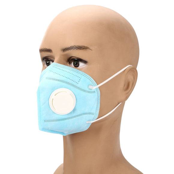 2pcs Disposable Work Dust Masks Valved FFP3 Respirator Face Safety Breathing Equip