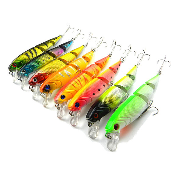 ZANLURE 8pcs/set 10.5cm 14g Fishing Lure Pesca Minow Bait 1.2m--1.8m Depth Artificial Hard Baits