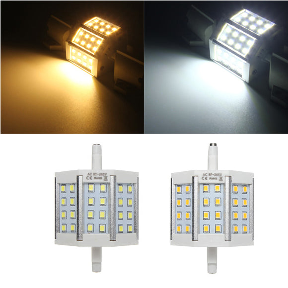 R7S 10W 24LEDS  Bright 2835 440LM LED Bulb Flood Light Lamp Replacement AC 85-265V Non-Dimmable